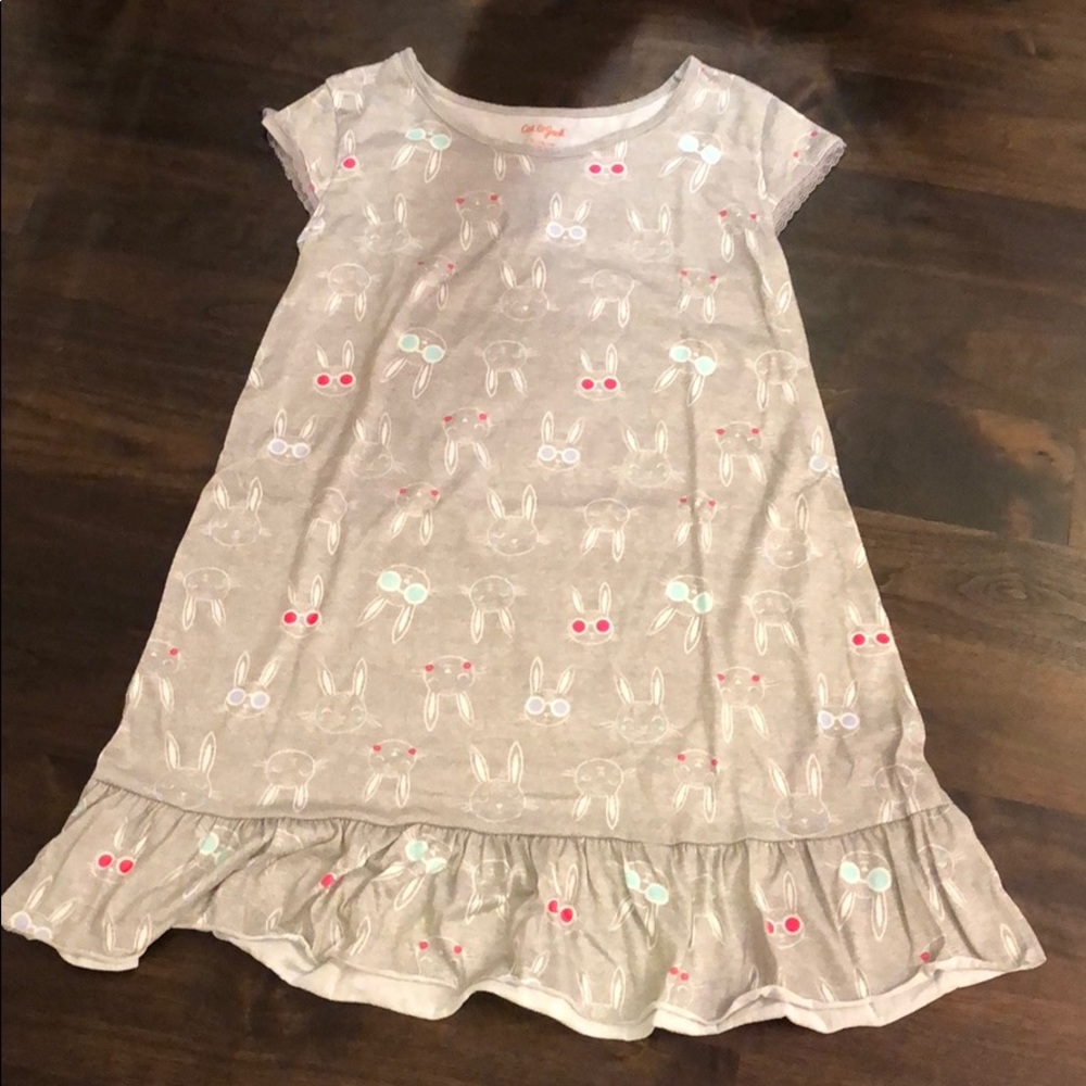 New Cat & Jack XL 14/16 gray bunny